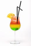 Colourful Tropical Cocktail