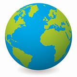 natural earth globe