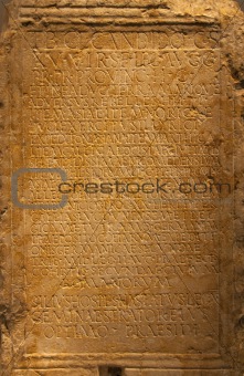 latin language inscriptions on stone 