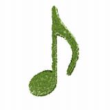 grass music note symbol