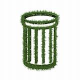 grass dustbin symbol