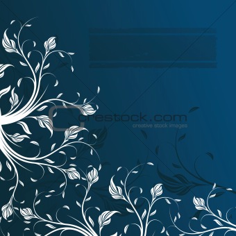 Abstract floral background, element for design