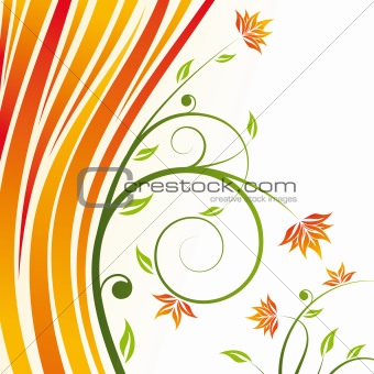 Floral design vector