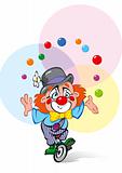 A Clown Juggler