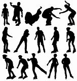 rollerblade silhouettes