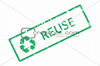 Recycle office rubber stamp