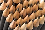Graphite pencils close-up