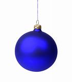 Blue Christmas bauble