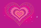 Loving hearts pattern