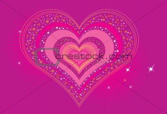 Loving hearts pattern