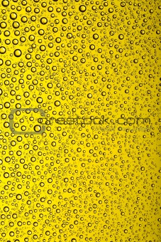 Yellow water drops