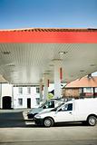 petrol gas filling station