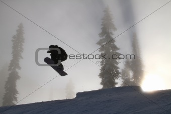 Snowboard silhouet