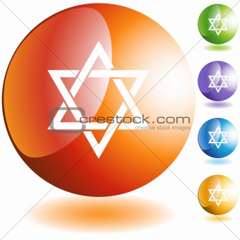 Jewish Star Icon