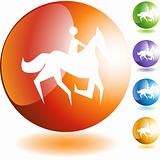 Horse Jockey Icon