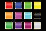 vector popular color buttons