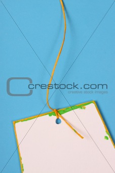 Handmade paper tag