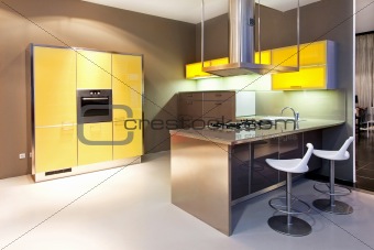 Yellow kitchen