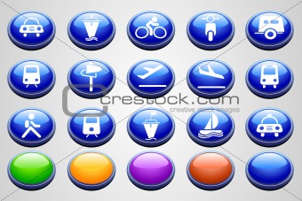 Transportation and Vehicle icons  