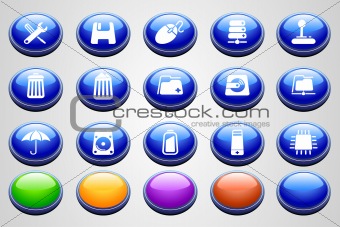 Computer and Data icons  