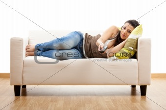 Young woman relaxing