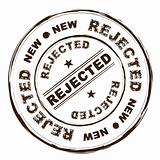 rejected ink stamp