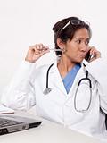 Asian woman doctor physician