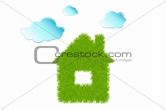 Eco House and Clean Clouds