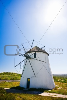 Windmill on a Sunny Day