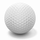 golf ball - with clipping path