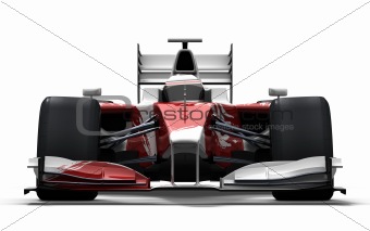race car - red and white