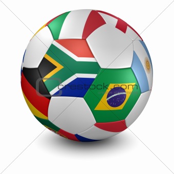 soccer ball - clipping path