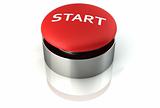 3d render of a start emergency button