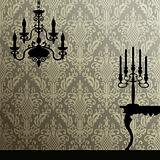 Damask and interior