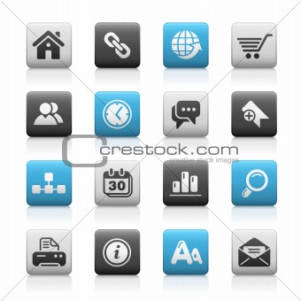 Web Site & Internet // Matte Icons Series