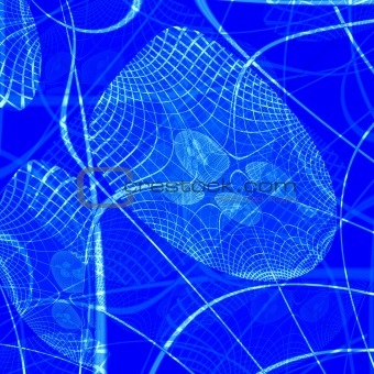 blue abstract  background