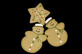 Gingerbread cookies isolated