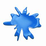 Blue Paint Splatter