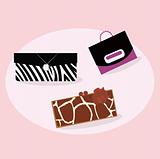 Collection of women fashion hand bags