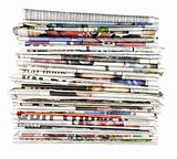 stack of newspapers 01