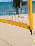 Detail of volleyball net