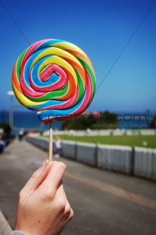 Colourful Sweet Lolly