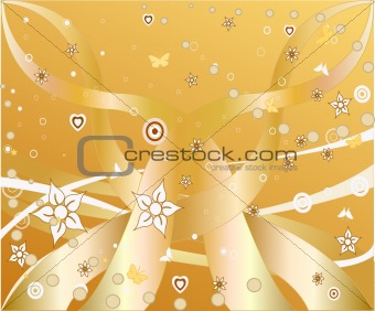 Abstract floral Background - vector