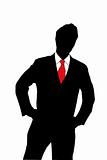 businessman silhouette