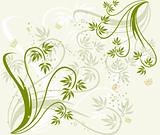 Abstraact floral background - vector
