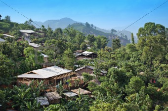Northern Thai village