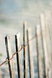 Fence on Bald Head Island, North Carolina.