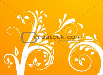 tree and vines pattern