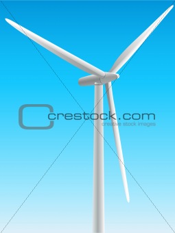 windmill - vector illustration