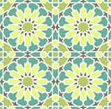 Arabesque Tile Yellow Green